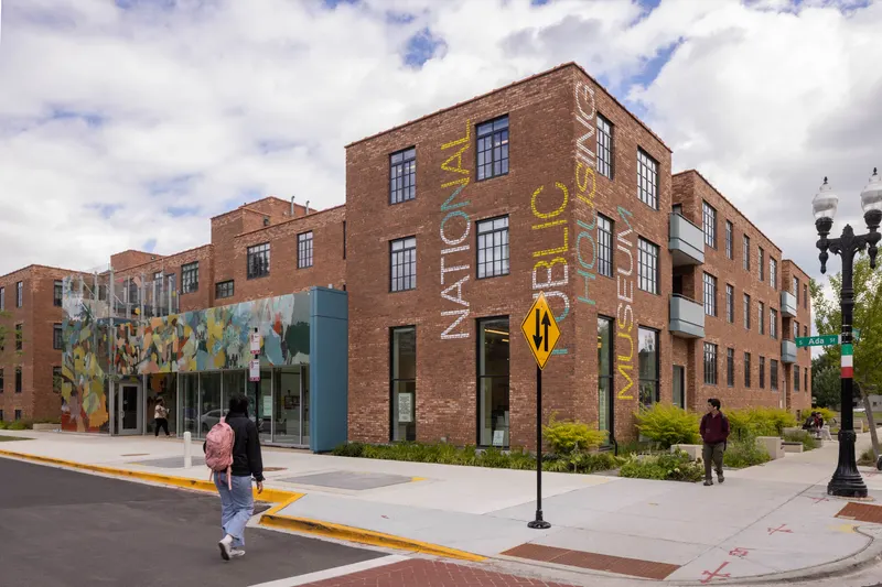 National public housing museum street entrancesite design group