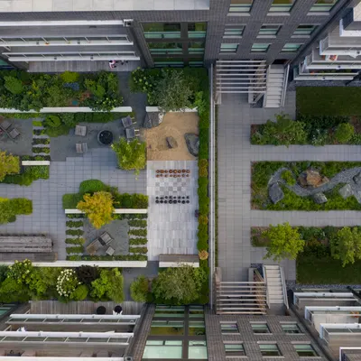 Shared green living in the city