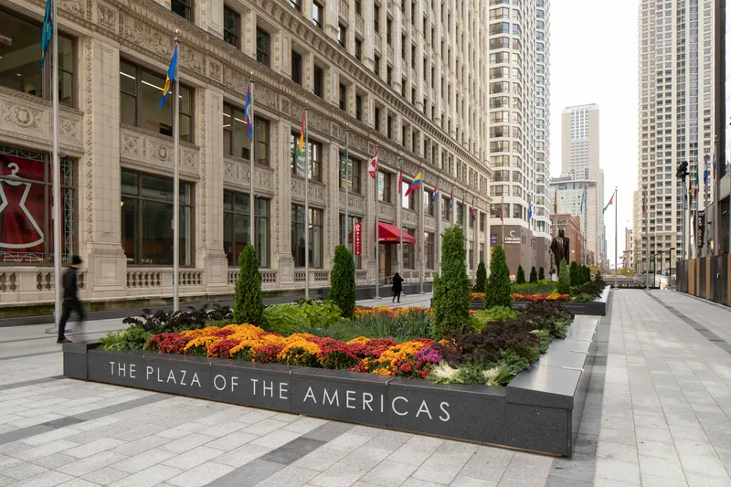 Plaza of americas chicago planting design site design group