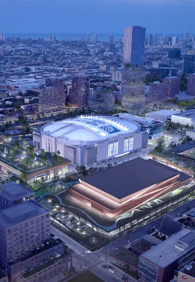 From iconic arena to pedestrian-first mixed‑use campus