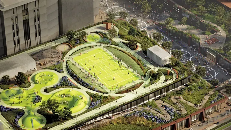 The 1901 project united center outdoor fields site design group