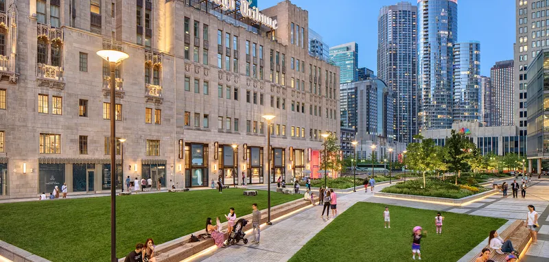 Chicago Tribune Tower Residence; Chicago, IL; Site Design; Darris Lee Harris Job#1646