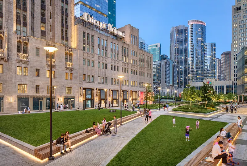 Chicago Tribune Tower Residence; Chicago, IL; Site Design; Darris Lee Harris Job#1646