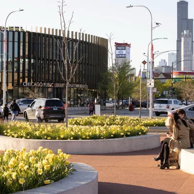 A new pedestrian-oriented gateway for Chinatown